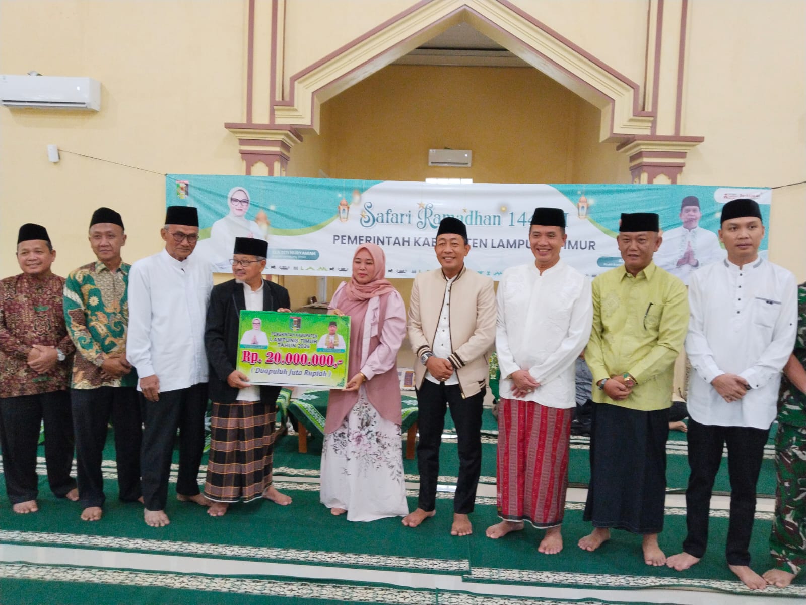Safari Ramadhan 2026 kali Ini,"Tim III Pemkab Lam-tim,Hadir di Ponpes Muhammadiyah Abu Dzar Al-Ghifari Banar Joyo.
